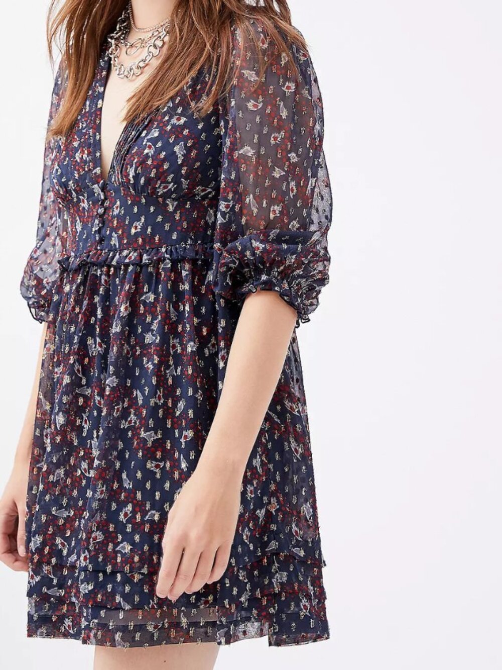 Urban Outfitters Chiffon Mini Dress